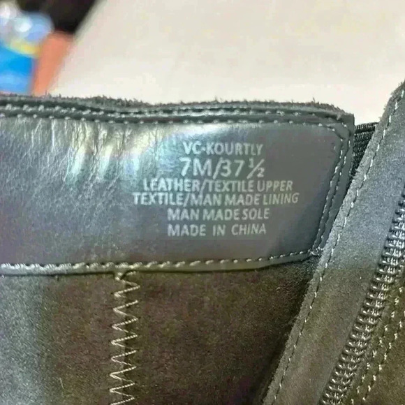 Vince Camuto Ankle Boots Gray Suede - Picture 11 of 12